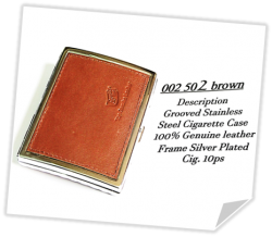 002 502 Genuine Leather Brown