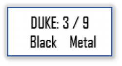 DUKE: 3 / 9 Black