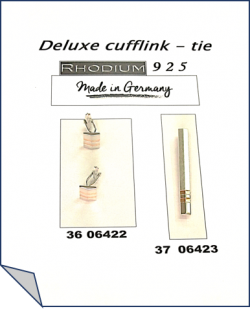 Cufflink: 36 06422  Tie: 37 06423