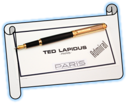 TED LAPIDUS  PENS  '' Γραμμή  ADMIRAL,,