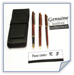 K  3    Pens  Case