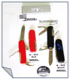 R - 852 Red  B - 852 Black & Blue Solingen Products